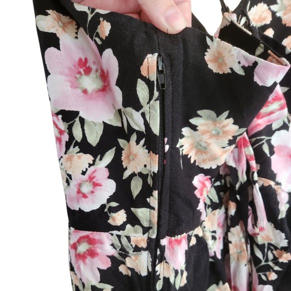 Forever 21 Plus Size Floral Maxi Dress Size 0X - Picture 3 of 6